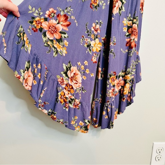 American Eagle Purple Floral Jumpsuit - Picture 10 of 12